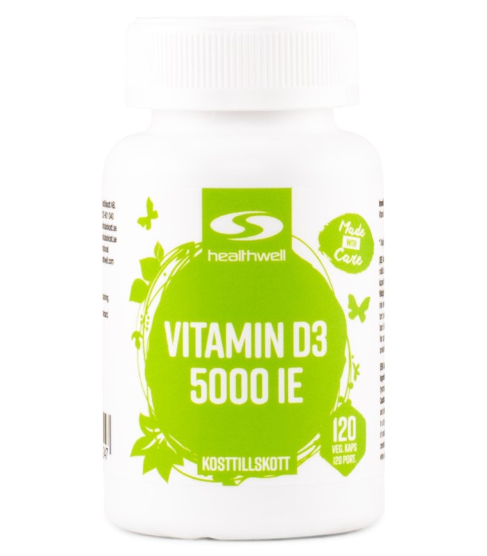 Healthwell D3-vitamiini 5000 IE