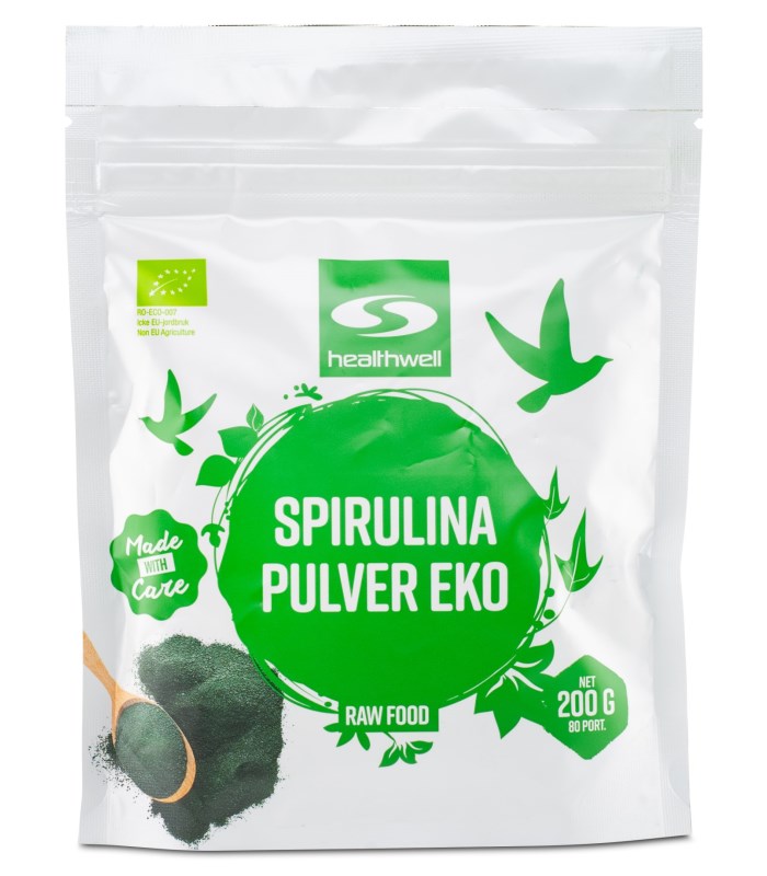 Healthwell Spirulina Jauhe Luomu