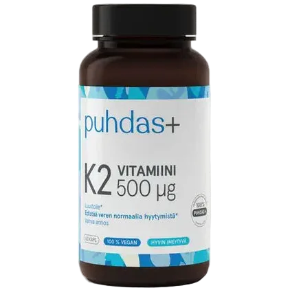 Puhdas+ K2-vitamiini 500