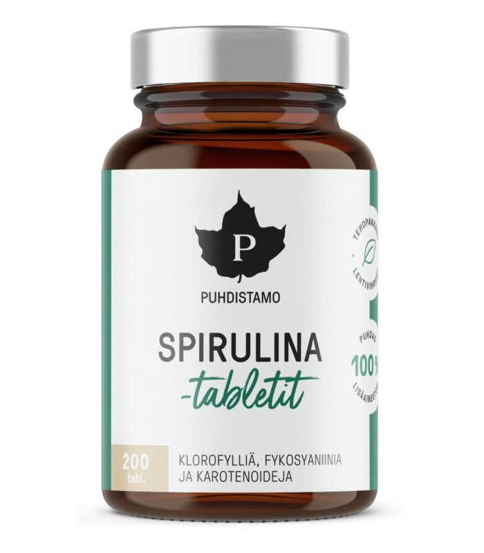 Puhdistamo Spirulina Tabletit
