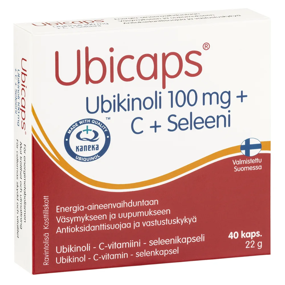 Ubicaps Ubikinoli + C + Seleeni